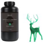 Creality Standard Rigid LCD UV Resin with Plastic Bottle - Transparent Green 1kg - Compatible with 90% LCD Resin Printers - Especially Creality Printers