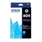 Epson 604 Ink Cartridge - Cyan for Epson WorkForce WF-2950 / WF-2930 / WF-2910 & Expression Home XP-4200 / XP-3200 / XP-2200 Printer