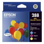 Epson DURABrite Ultra 288 C13T305592 - 3 Colour - Value Pack