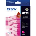 Epson DURABrite Ultra 812XL Ink Cartridge - Magenta High Yield (1100 Pages) - for WorkForce WF-7840 / WF-7845 / WF-7830 / WF-4830 / WF-4835 / WF-3820 / WF-3825 Printer