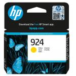 HP 924 Ink Cartridge - Yellow 400 Pages for OfficeJet Pro 8130e / 8120e / 8123 / 8130 Printer