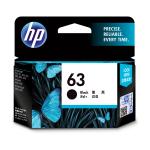 HP 63 Ink Cartridge - Black 190 Pages - for HP DeskJet 2130 / 2131 / 3630 / 3632 / Envy 4520 / 4522 / OfficeJet 3830 / 4650 / 5220 Printer