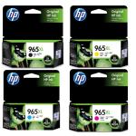HP 965XL Black+ Tri-Colours Ink Cartridge Value Pack Black Yield 2000 Pages & Tri-Colours Yield 1600 Pages - for HP OfficeJet Pro 9010 / 9012 / 9018 / 9019 / 9020 / 9028 Printer