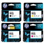 HP 915 Black+ Tri-Colours Ink Cartridge Value Pack 315 Pages - for HP OfficeJet 8010 / OfficeJet Pro 8012 / 8020 / 8022 / 8028 Printer