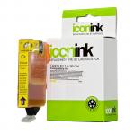 Icon Compatible Ink Cartridge Replacement for Canon BCI3 BCI6 - Yellow