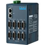 Advantech EKI-1528CI-DR-AE 8-port RS-422/485 Serial Device Server - Isolation, Wide Temperature