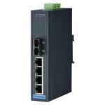 Advantech EKI-2525SI-AE 4+1 SC Single-mode Unmanaged Ethernet Switch, -40 75