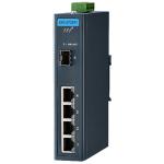 Advantech EKI-2725FI-AE 4+1G port Full Gigabit Unmanaged Ethernet Switch,  -40 75