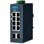 Advantech EKI-5729FI-MB-AE 8GE+2G Ind. Switch with Modbus TCP/IP, W/T.