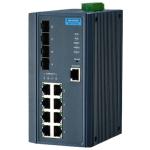 Advantech EKI-7712G-2FVI-A 8G + 2SFP + 2VDSL Managed Ethernet Sw wide temp.