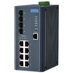 Advantech EKI-7712G-4FI-AU 8G + 4SFP Port Managed Ethernet Switch Wide Temp