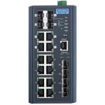 Advantech EKI-7716G-4F4CI-AE 16port Gigabit Managed Ethernet Switch with 8port SFP & combo port,-40 75