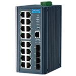 Advantech EKI-7720E-4F-AE 16+4G port Gigabit Managed Ethernet Switch