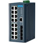 Advantech EKI-7720E-4FI-AU 16FE+4SFP Port Managed Ethernet Switch Wide Temp