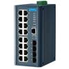 Advantech EKI-7720G-4FI-AE 20 port Full Gigabit Managed Ethernet Switch, -40 - 75°C
