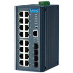 Advantech EKI-7720G-4FI-AU 16G+4SFP Port Managed Ethernet Switch Wide Temp