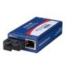 Advantech IMC-350I-MM-PS-A Mini Hardened Media Converter, 100Mbps, Multimode 1300nm, LFPT, 5km, SC, AC adapter