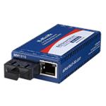 Advantech IMC-350I-SEST-PS-A Mini Hardened Media Converter, 100Mbps, Single mode 1310nm, LFPT, 40km, ST, AC adapter