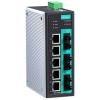 MOXA Industrial switch EDS-408A-3M-ST 8-port Entry-level managed Ethernet switch, 0 to 60°C operating temperature 5 10/100BaseT(X) ports, 3 100BaseFX multi-mode ports with ST connectors