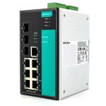 MOXA Layer 2 Managed Switches EDS-510A-3SFP Industrial Gigabit Managed Ethernet Switch with 7 10/100BaseT(X) ports, 3 SFP (mini-GBIC) ports, 0 to 60°C