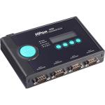 MOXA NPort 5450 4-port device server, 10/100M ethernet, RS-232/422/485 DB9 male, RS-232/422/485 12~48 VDC, 0~55°C, w/o adapter