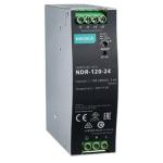 MOXA NDR Power Supply Series NDR-120-24 120 W/5.0 A DIN-rail 24 VDC power supply , universal 90 to 264 VAC or 127 to 370 VDC input voltage, -20 to 70°C operating temperature