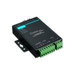 MOXA TCF-142-S-ST-T RS-232/422/485 to single-mode optical fiber media converter with fiber ring support and ST connector Serial-to-Fiber Converters, -40 to 75°C operating temperature