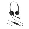 Fanvil FAN-HT302 Binaural RJ9 Call Centre Headset with Passive Noise Reduction - Immerive HD Audio - Eergonomic Design & Compatible with all IP Phones