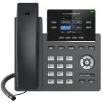 Grandstream GRP2612 4-line Carrier-Grade IP Phone - Black - 2.4'' LCD Display / 5-way Audio Conference / 4 SIP accounts