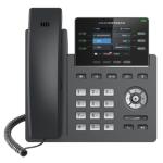 Grandstream GRP2613 3-line Carrier-Grade IP Phone - Black - 2.8" LCD Display / 5-way Audio Conferencing / 4 SIP Accounts / Dual Band WiFi 6 / 1GbE x 1