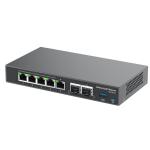 Grandstream GCC6010 Multi-WAN 2.5G VPN Router 2.5G SFP x2 / 1GbE PoE+ x4 (36W) / USB 3.0 x1 / Built-in IP PBX