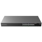 Grandstream GWN7802P 20-Port Gigabit L2+ Managed PoE Switch (240W) - 1G SFP x4 / 1GbE PoE+ x16