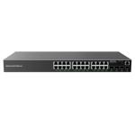 Grandstream GWN7803P 28-Port Gigabit L2+ Managed PoE Switch (370W) - 1G SFP x4 / 1GbE PoE+ x24