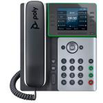 HP POLY HANDSETS 82M89AA Poly Edge E350 IP Phone and PoE-enabled
