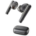 HP POLY HEADSETS 7Y8M0AA Poly Voyager Free 60 UC Black Earbuds +BT700 USB-C Adapter +BasicChargeCase