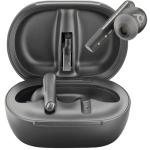 HP Poly Voyager Free 60+ Bluetooth True Wireless In-Ear Active Noise Cancelling Earbuds- Teams Certified - Black - BT700-C / 6-Mics Noise Cancellation / ANC / Touch Control / Up to 20m Distance / Up to 16-Hour Talk-Time / Touchscreen
