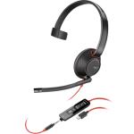 HP POLY HEADSETS 805H4A6 Poly Blackwire C5210 USB-C Headset +Inline Cable (Bulk)