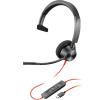 HP Poly Blackwire 3310 Mono USB-C/A Wired On-Ear Headset - Teams Certified Noise-Canceling Mic  / Dynamic EQ /  In-line Control