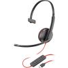 HP Poly Blackwire 3210 Mono USB-C/A Wired On-Ear Headset - UC Certified Noise-Canceling Mic  / Dynamic EQ /  In-line Control