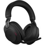 Jabra Evolve2 85 Bluetooth Over-Ear Active Noise Cancelling Headset - UC Certified USB-C / 10-Mics Noise Cancellation / 40mm Speakers / Hybrid ANC / Retractable Mic / Busy Light / Fast Charge / Up to 30m Distance / Up to 30-Hour Talk-Time