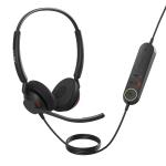 Jabra Engage 40 USB-C/A Wired On-Ear Headset with In-Line Controls - UC Certified 2-Mics Noise Cancellation / Busy Light