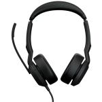 Jabra Evolve2 50 USB-C/A Wired On-Ear Active Noise Cancelling Headset - UC Certified 4-Mics Noise Cancellation / ANC / Busy Light / Bluetooth