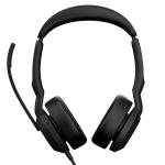 Jabra Evolve2 50 USB-A Wired On-Ear Active Noise Cancelling Headset - Teams Certified 4-Mics Noise Cancellation / ANC / Busy Light / Bluetooth