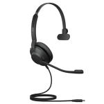 Jabra Evolve2 30 SE Mono USB-C Wired On-Ear Headset - UC Certified 2-Mics Noise Cancellation / Busy Light
