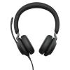 Jabra Evolve2 40 SE USB-A Wired On-Ear Headset - UC Certified 3-Mics Noise Cancellation / 40mm Speakers / Busy Light