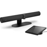 Jabra PanaCast 50 Windows IOT Zoom Room Video Bar System 3-UHD Cameras - 8-Mics Noise Cancellation - 4-Speakers Zero-Vibration - Dual-Stream - FOV 180 Degree - Microphone Range up to 6m