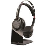 Poly Voyager Focus B825 Bluetooth Active Noise Cancelling Headset with Stand - UC Certified,