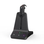 Yealink WH63 E2 Mono DECT Wireless Headset with Charging Stand - Teams Certified 2-Mics Noise Cancellation / 4 Wearing Styles / Busy Light / Up to 120m Distance / Up to 7-Hour Talk-time