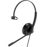 Yealink YHS34 Mono QD/RJ9 Wired On-Ear Headset Wideband Headset for Yealink IP Phone