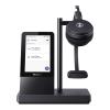 Yealink WH66 Mono DECT Wireless Headset - Teams Certified 2-Mics Noise Cancellation / 4 Wearing Styles / Busy Light / Up to 120m Distance / Up to 7-Hour Talk-time